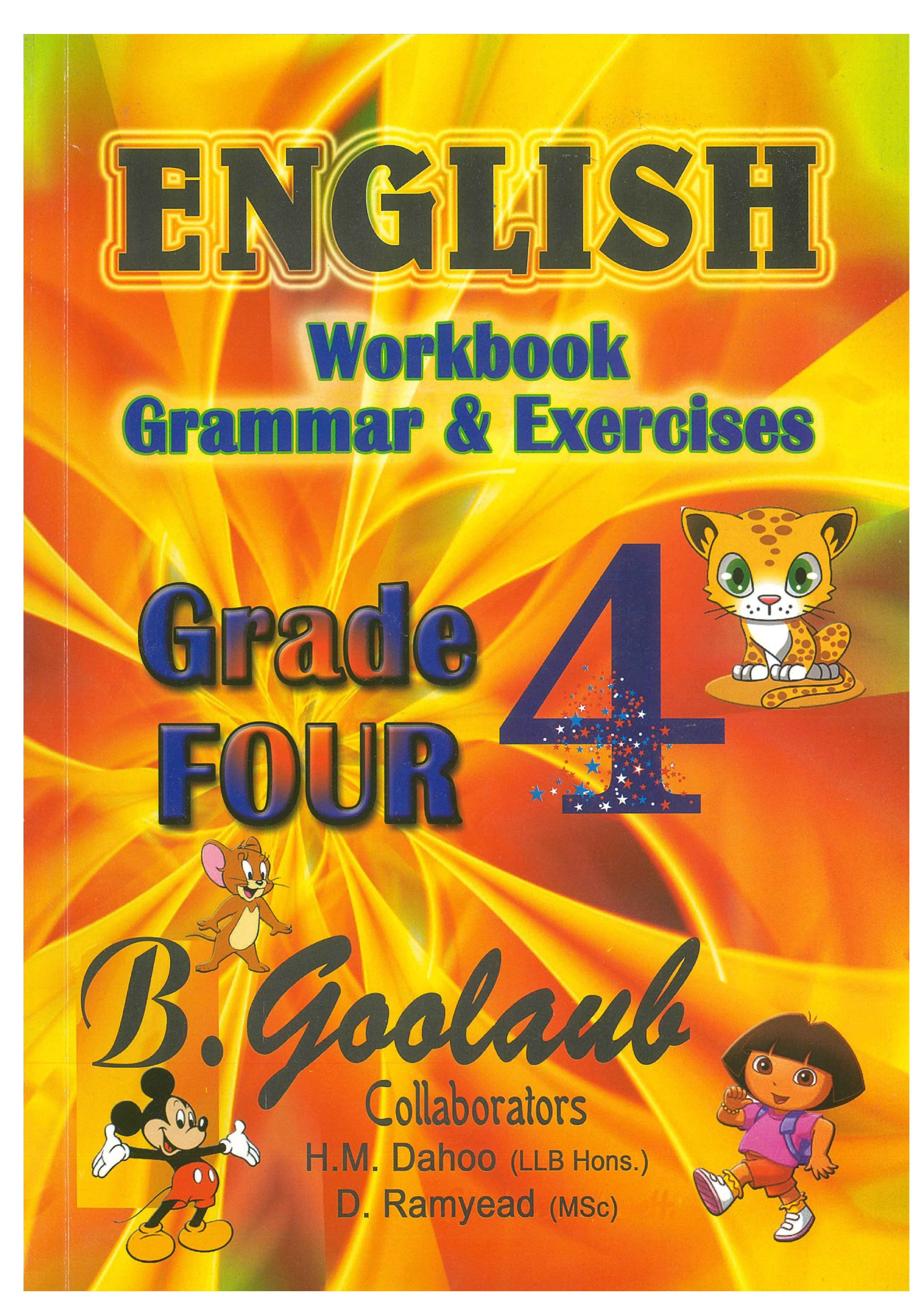 GOOLAUB- ENGLISH GRADE 4 WORKBOOK GRAMMAR & EXERCISES